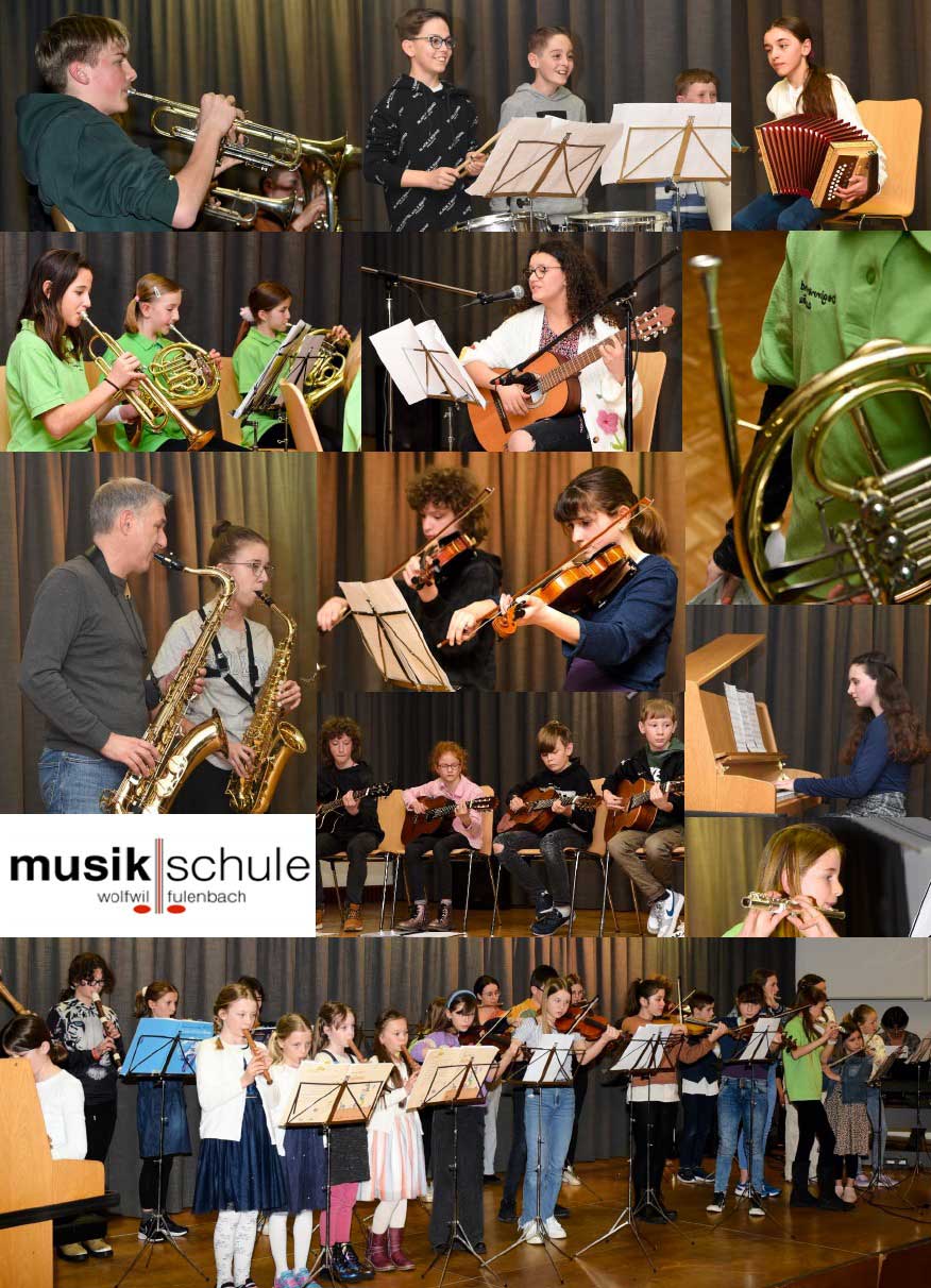 Collage MusikschuleWolfwil Fulenbach